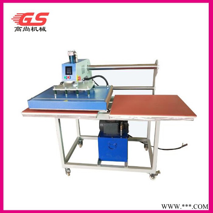 东莞**陶瓷大理石木板玻璃铝板压烫机上滑式刀具热压机60*80cm液压压力大烫画机印花机设备图3