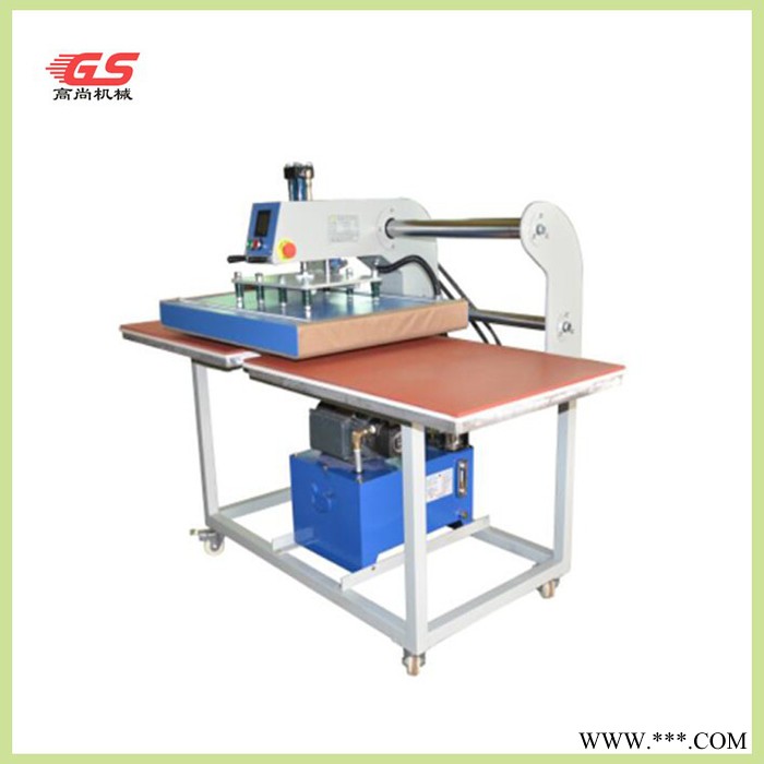 东莞**陶瓷大理石木板玻璃铝板压烫机上滑式刀具热压机60*80cm液压压力大烫画机印花机设备图5