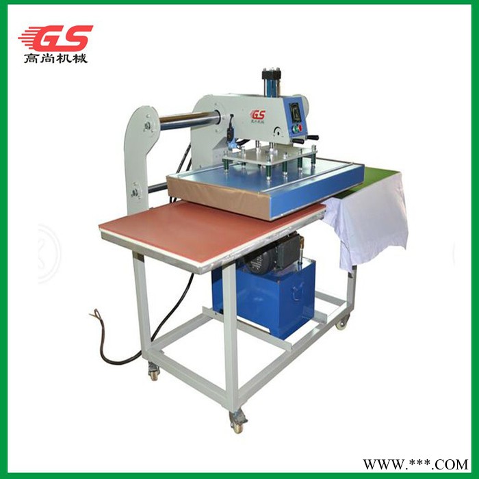 东莞**陶瓷大理石木板玻璃铝板压烫机上滑式刀具热压机60*80cm液压压力大烫画机印花机设备图2