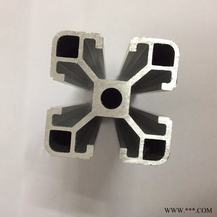 韵吉铝业6063 铝合金工业型材散热器铝型材流水线铝方管图5