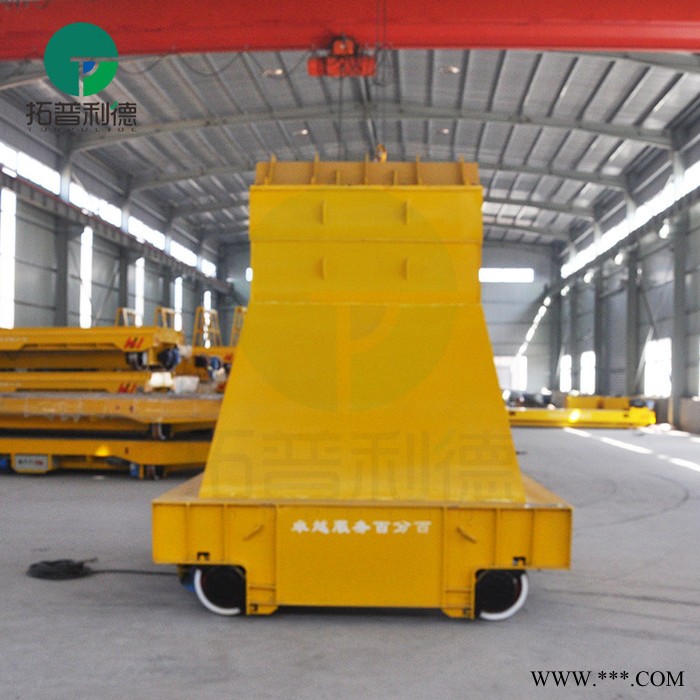 新利德KPT钢卷运输车卷材铝板材拖缆供电地轨转运车支架防侧滑电动平移台车图3