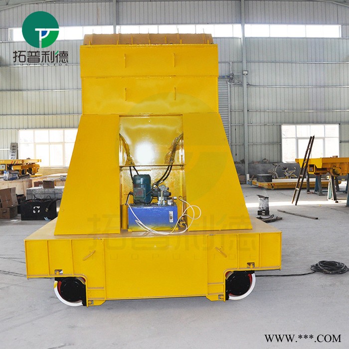 新利德KPT钢卷运输车卷材铝板材拖缆供电地轨转运车支架防侧滑电动平移台车图4