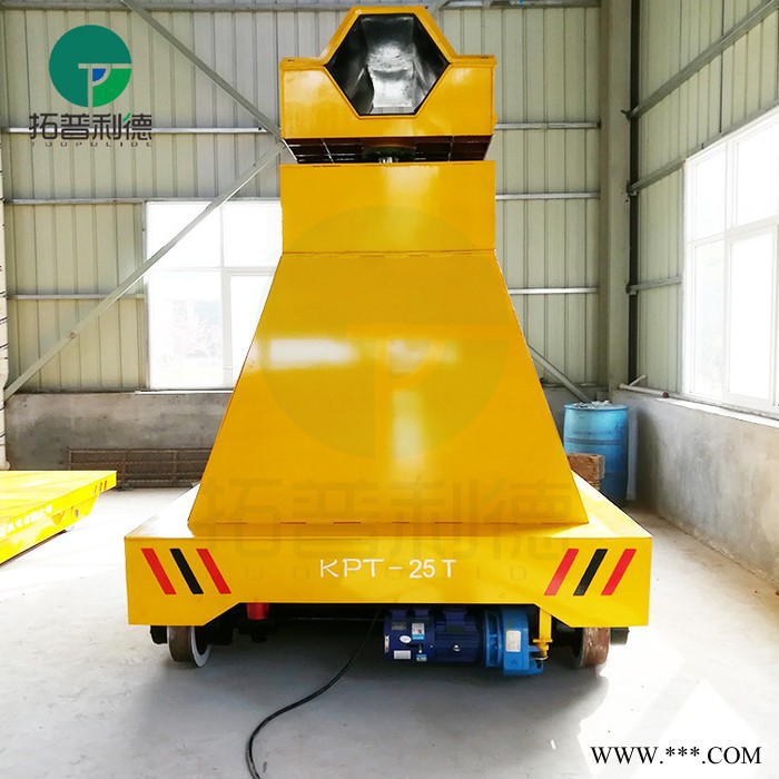 新利德KPT钢卷运输车卷材铝板材拖缆供电地轨转运车支架防侧滑电动平移台车图8