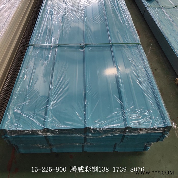 138 1739 8076腾威彩钢瓦厂家 YX25-250-1000型彩钢瓦 纯铝板彩钢瓦 安装彩钢瓦方法 屋面彩钢瓦图3