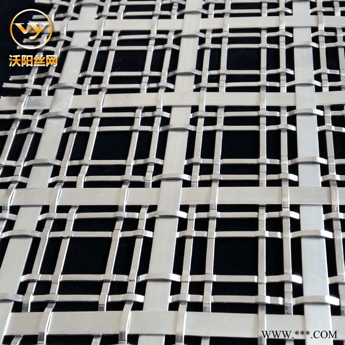 金属布帘装饰网 铝板幕墙装饰网 编织勾花装饰网 玻璃夹层装饰网 沃阳现货直销图2