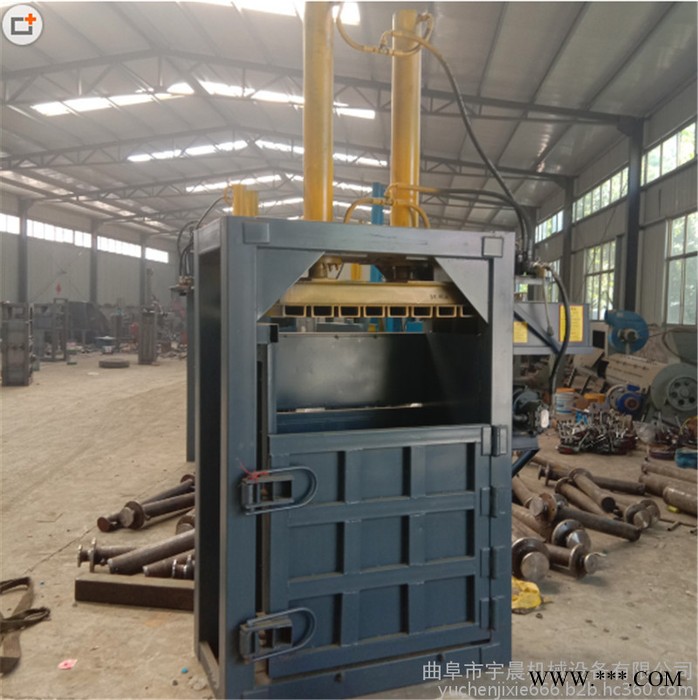 阜阳涂料桶挤扁机 宇晨矿泉水瓶压块机 铁皮铝板打包机厂家价格图4