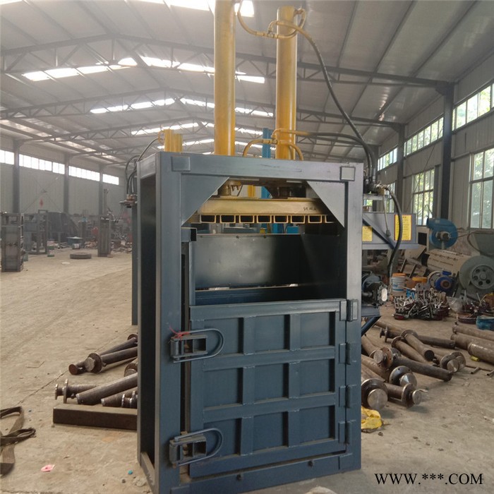 阜阳涂料桶挤扁机 宇晨矿泉水瓶压块机 铁皮铝板打包机厂家价格图6