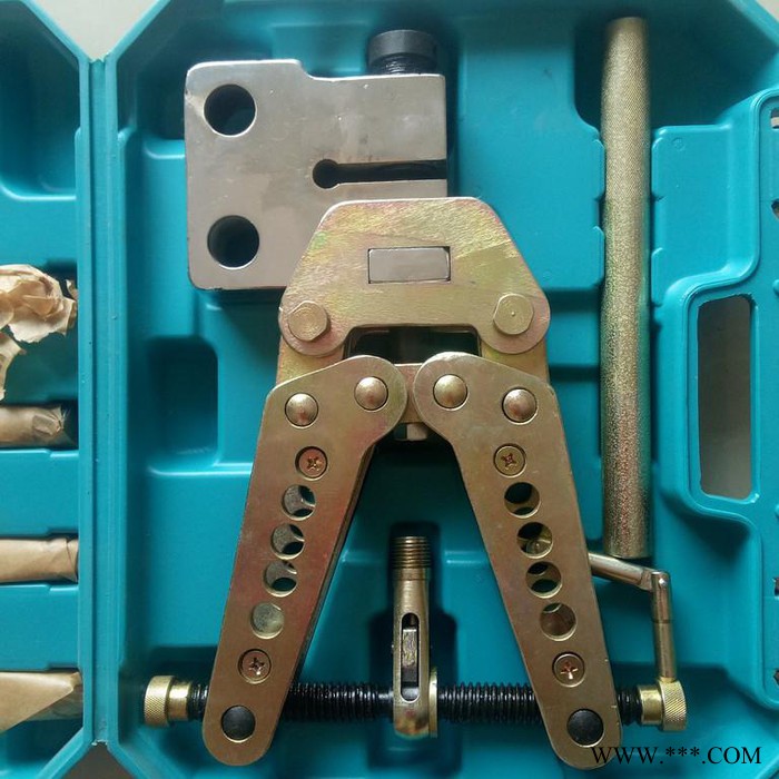 CKJ-21机械冲孔机 机械打孔机 角钢冲孔器 手动角铁开孔机 扁铁铜铝板材冲孔机 便携式开孔器图3