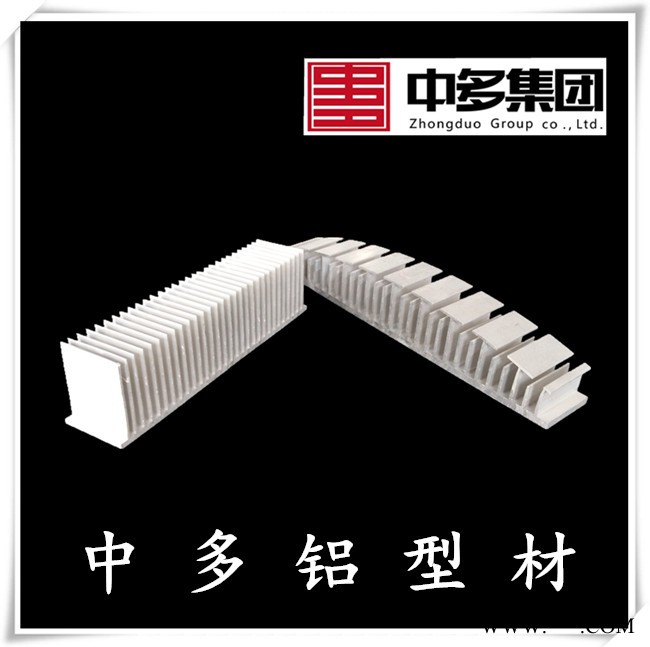 中多散热器铝型材铝合金散热片工业梳子型散热器铝型材定制加工**价廉大量供应图5