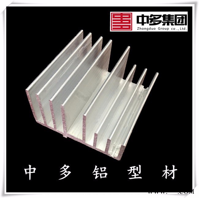 中多散热器铝型材铝合金散热片工业梳子型散热器铝型材定制加工**价廉大量供应图2