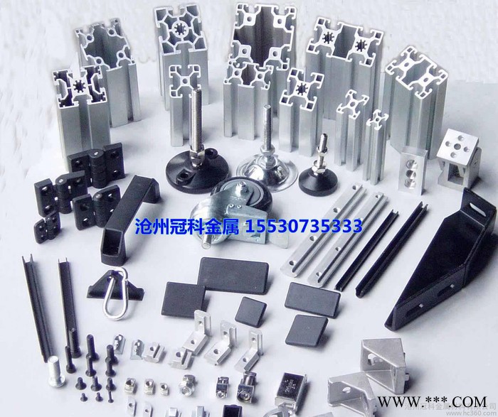 沧州冠科金属订做铝型材 6063 1060铝板 合金铝铝型材图2