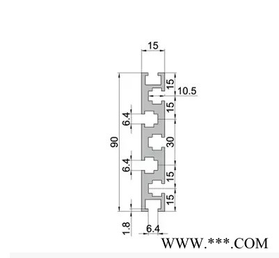 铝型材硕玛铝业4040** 4040铝型材图2