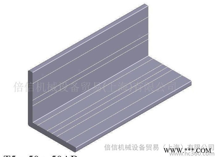 T5x50x50 AB 工业铝型材 角铝 设备框架铝型材 型图2