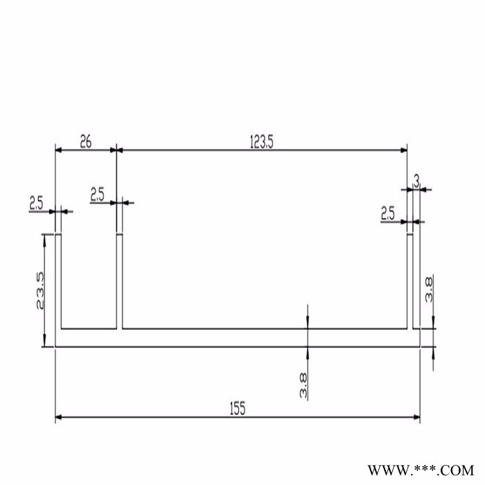 上海萌沃 非标铝型材图3