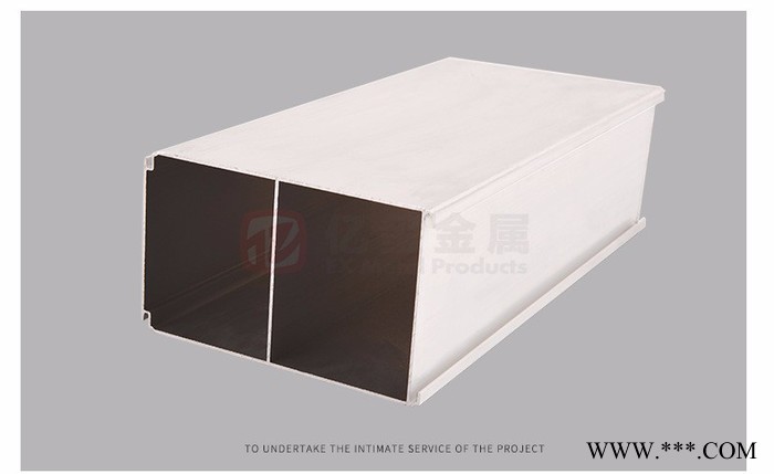 亿玺 方柱全铝家具铝型材 3D仿真木纹铝型材 家具铝方柱 款式新颖图2
