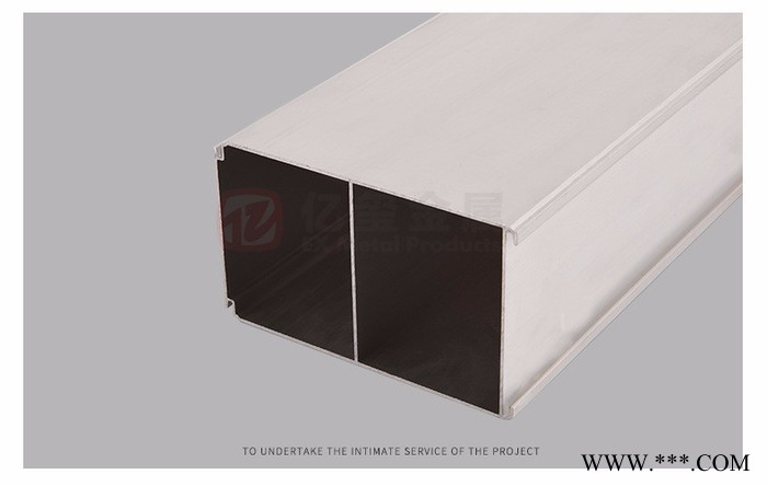 亿玺 方柱全铝家具铝型材 3D仿真木纹铝型材 家具铝方柱 款式新颖图3