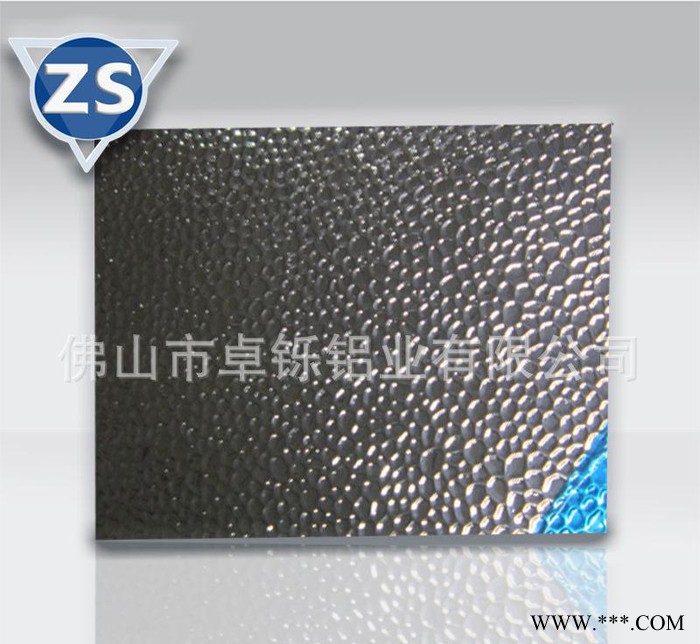 3003铝板压花铝板 镜面压花铝板 锤纹镜面压花铝板防滑图2