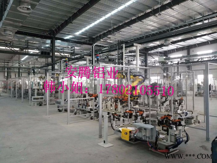 铝型材安全防护栏罩工业安全围栏防护罩 机器人安全栏图2