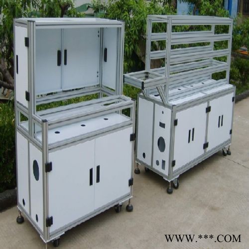 供应常州工业铝型材  点胶机设备框架型材图3