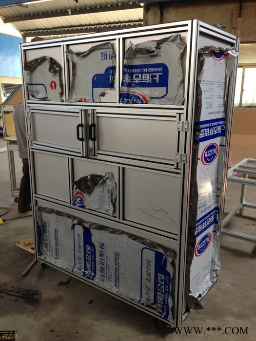 供应常州工业铝型材  点胶机设备框架型材图8