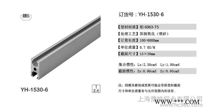 特价1530型材国标工业铝型材1530铝合金型材门窗1530图2