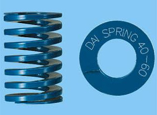 武汉**JY日本大同弹簧白色/黄色/蓝色/红色/绿色/茶色/黑色/线弹簧 荷重恶工业铝型材及通用连接件图2