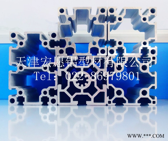 供应工业铝型材6060欧标双槽-8铝型材流水线传输带设备检测图1