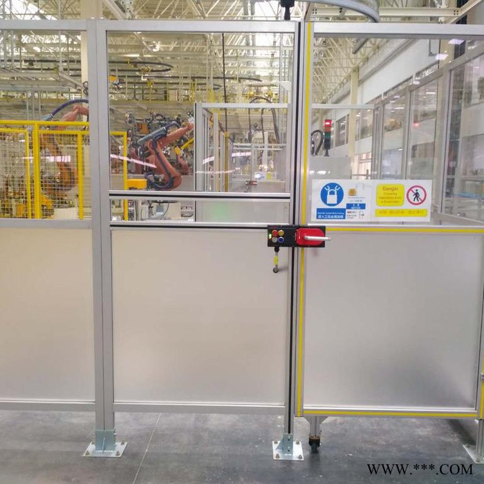 一诺 工业铝型材护栏设备防护栏 生产线安全围栏  外框护栏 设备机罩 机器人安全防护围栏 机械防护装置图7