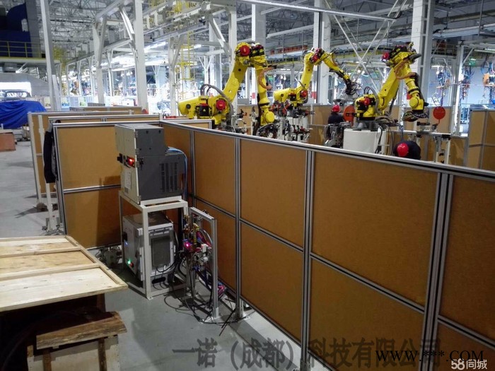 一诺 工业铝型材护栏设备防护栏 生产线安全围栏  外框护栏 设备机罩 机器人安全防护围栏 机械防护装置图5