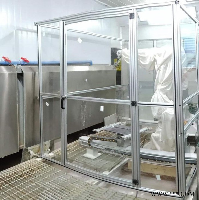 一诺 工业铝型材护栏设备防护栏 生产线安全围栏  外框护栏 设备机罩 机器人安全防护围栏 机械防护装置图6