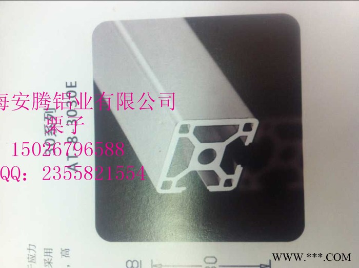 上海安腾铝业生产批发工业铝型材AT-8-3030E图4