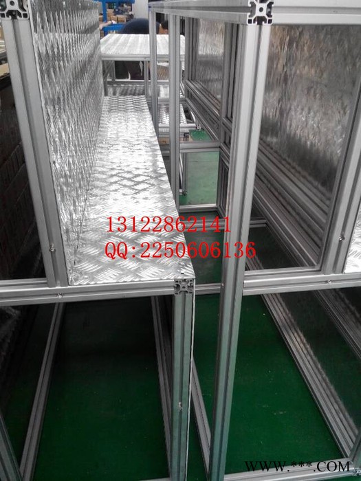 欧标4545R铝型材   机械设备框架护栏设计 异型材开模图4