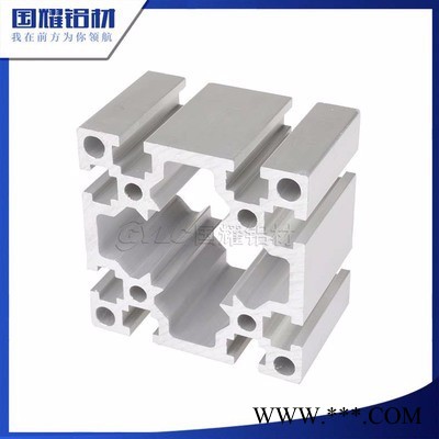 国耀铝材OB-8080-5加厚型欧标工业铝型材5.0厚度重型机架铝型材货源充足不断货图2