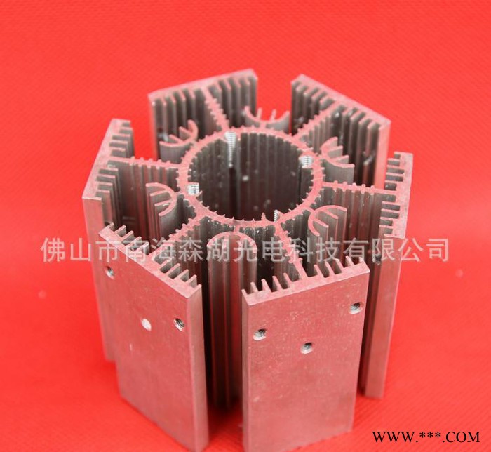 异型太阳花散热器 铝型材图2
