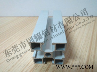 国耀铝材现货销售 GYL-4040 国标4040铝型材 流水线4040铝型材图2