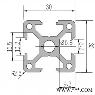 贝派BP-8-3030W工业铝型材，可定做，欢迎咨询