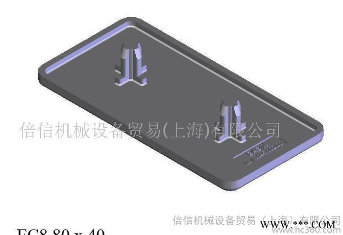 EC8 80x40铝型材塑料端盖图2