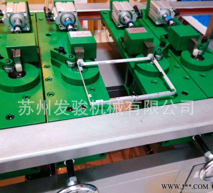 发骏 研发铝型材弯框机  全自动铝框弯框机  精密小型弯框机图2