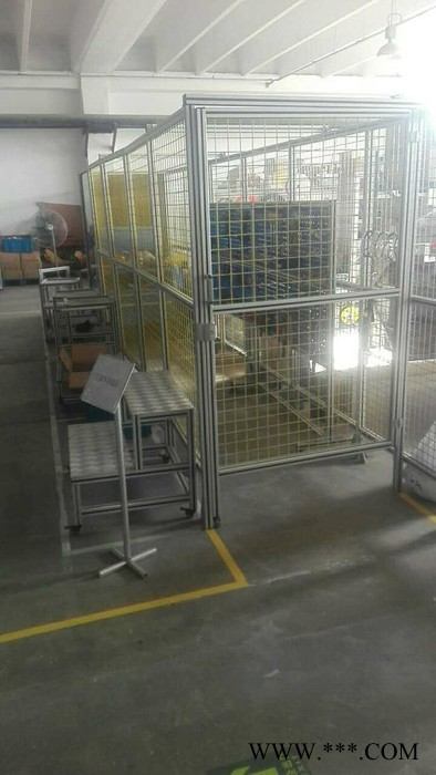 青岛厂家供应003 铝型材围网车间隔断结实耐用选科尔福图3