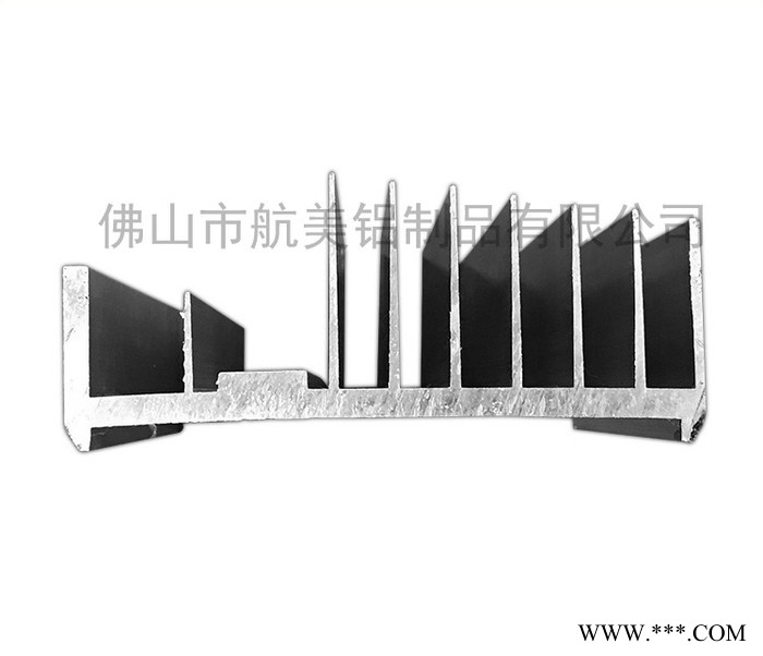 厂家加工定制灯饰散热器铝型材 家具灯饰散热器铝型材数控加工图2