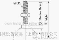 工业铝型材 配件 型材 蹄脚 关节脚 KF50C M10 x