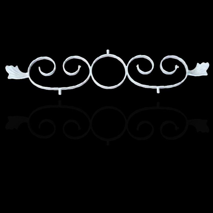 锌钢护栏配件铝铸花 HL-014如意花报价图2