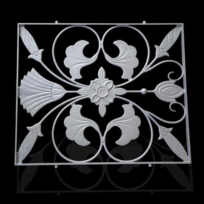 占胜 锌钢护栏配件铝铸花 HL-001百合花  500*600图3