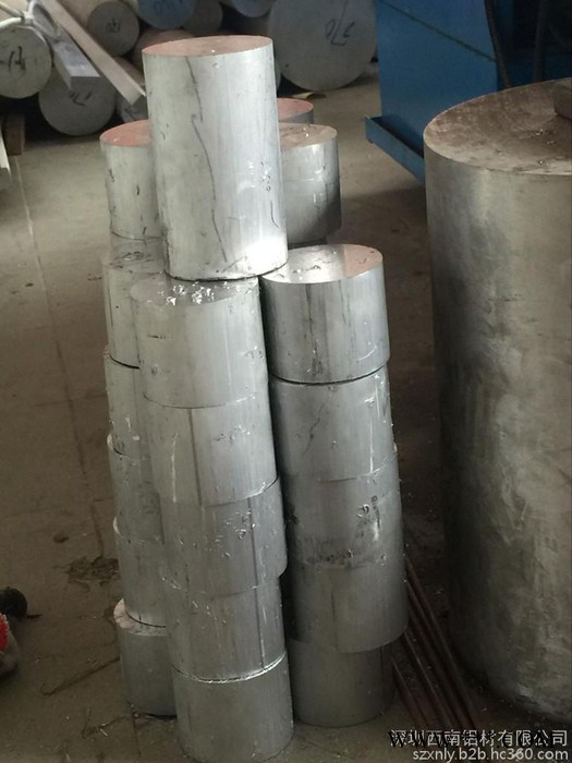 供应现货直销7A04拉花铝棒，湖南6063-T4合金铝棒，西南1050纯铝棒，铝棒切割，6063铝圆片，7075切割铝棒图4