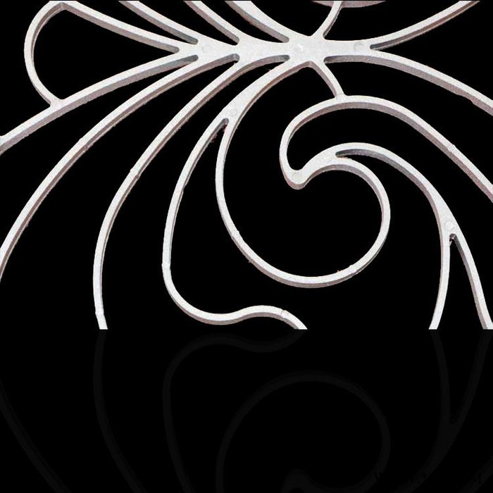 占胜 锌钢护栏配件铝铸花 HL-021祥云花报价图2