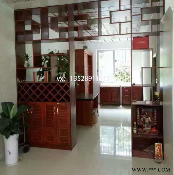 铝享家L-005全铝家具家居铝材型材整体柜橱柜酒柜系列图8