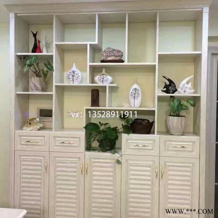 铝享家L-005全铝家具家居铝材型材整体柜橱柜酒柜系列图7