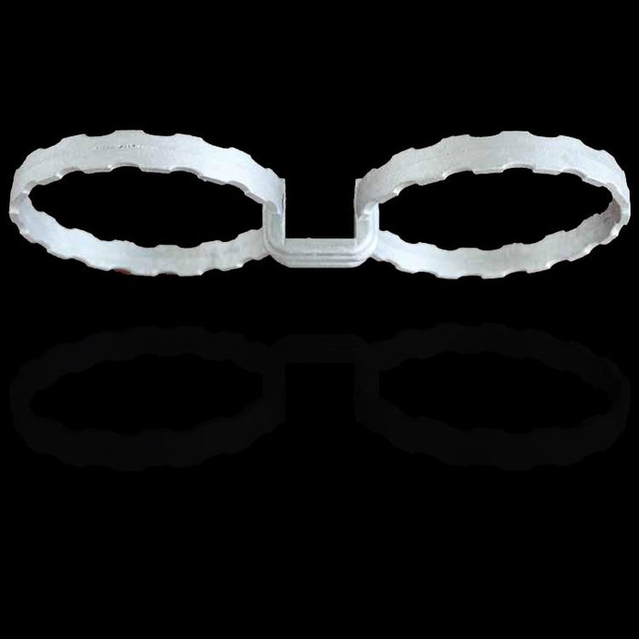 厂家供应庭院护栏配件铝铸花HL-028双环图4