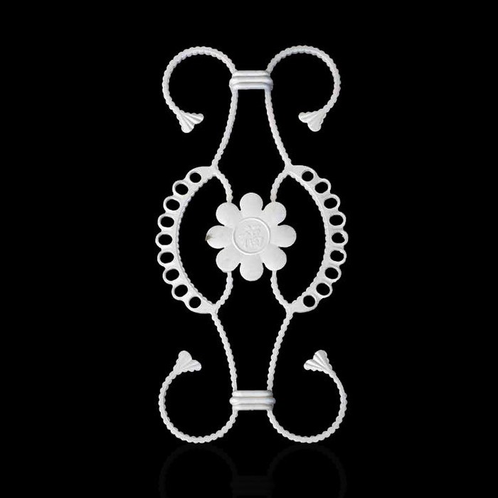 占胜铝艺，厂家供应阳台护栏，配件铝铸花装饰别名海马花，护栏配件图2