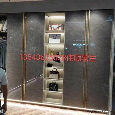 伟顺 全铝酒柜隐框铝材酒架铝材